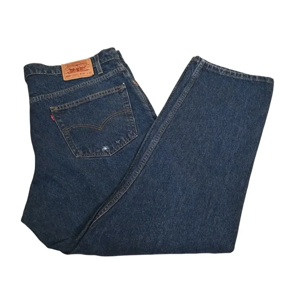 Levi's Mens 505 Regular Fit Straight Leg Vintage Jean 44x30